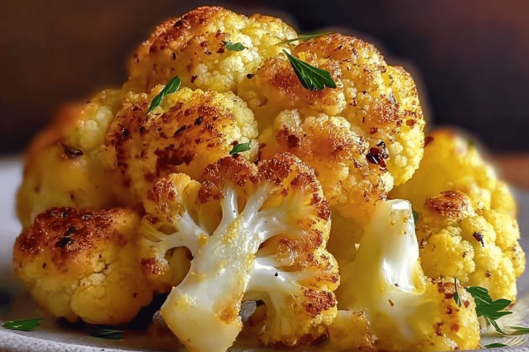 Descubre el delicioso sabor de la coliflor con un toque de queso. Ideal para cualquier comida. 🧄🧀