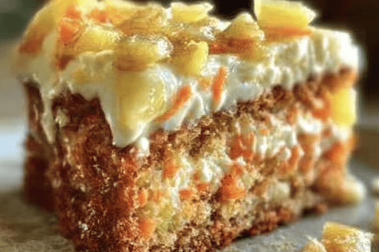 ¡El pan de zanahoria y piña es un deleite jugoso y nutritivo! 🍍🥕✨